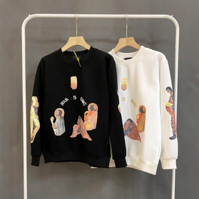 Kanye West White And Black Sweatshirts