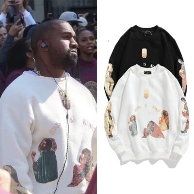 Kanye West White And Black Sweatshirts