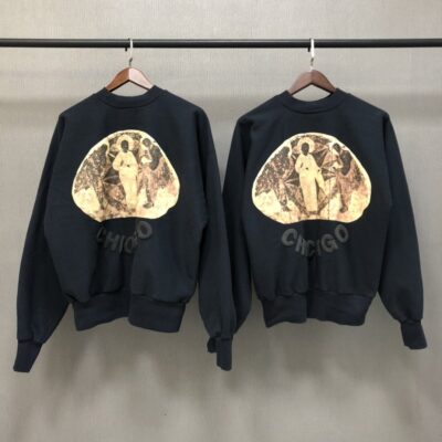 Kanye West Jesus Is King Chicago Loose Sweatshirt