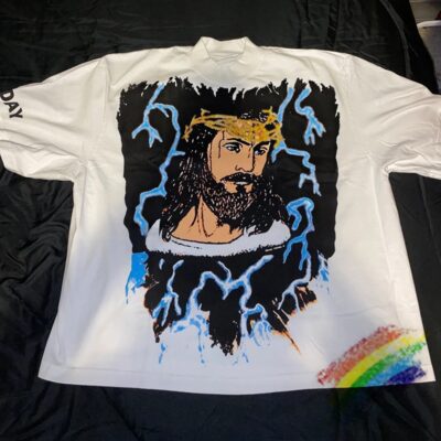 Kanye West Jesus Is King Lightning 3D Printed Tee