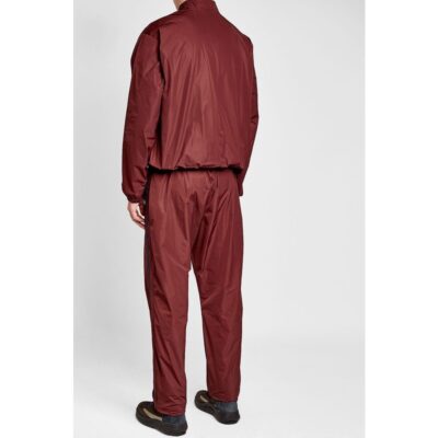 Kayne West Men Wine Red Sweatpants Trousers