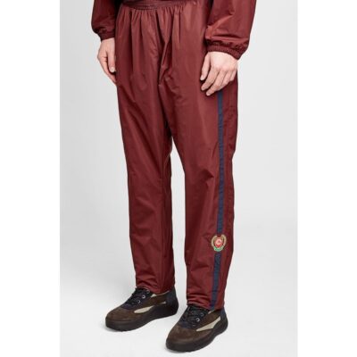 Kayne West Men Wine Red Sweatpants Trousers