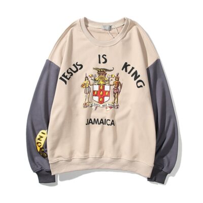 Jesus Is King Top Version Street Wear Sweatshirts