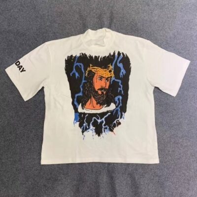 Kanye West Jesus Is King Lightning 3D Printed Tee