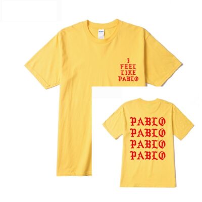 Kanye West I Feel Like Pablo T-shirt Men Streetwear