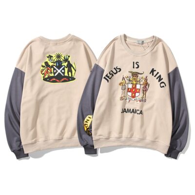 Jesus Is King Top Version Street Wear Sweatshirts