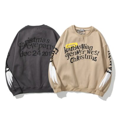 Kayne West Kardashia jenner west christmas Sweatshirt