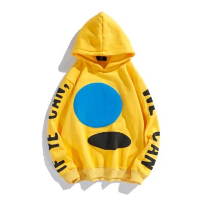 Jesus Is King Yellow Pullover Fleece Hoodie