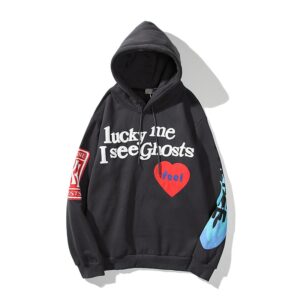 Kanye West Kids See Ghosts Letter Printed Hoodie