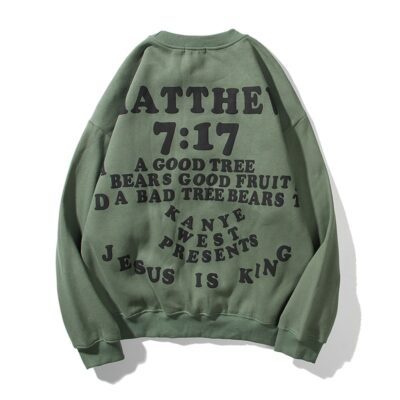 Kanye West JESUS IS KING Fleece Sweatshirs