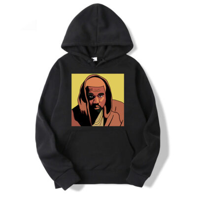 Kanye West Face Art Poster Hoodie